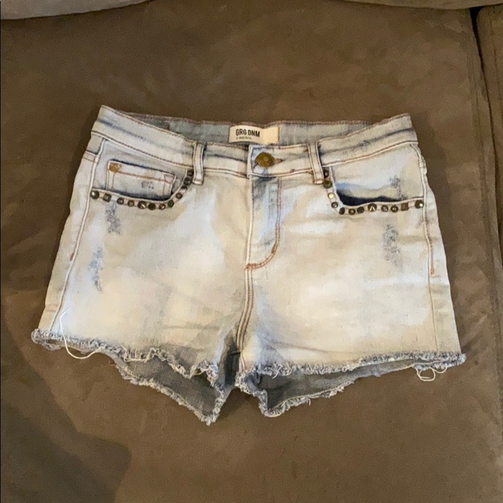 Garage denim shorts